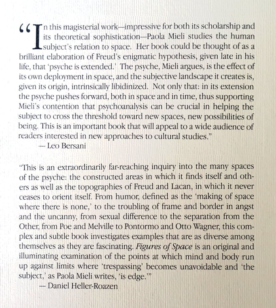 Figures of Space-Subject, Body, Place 1